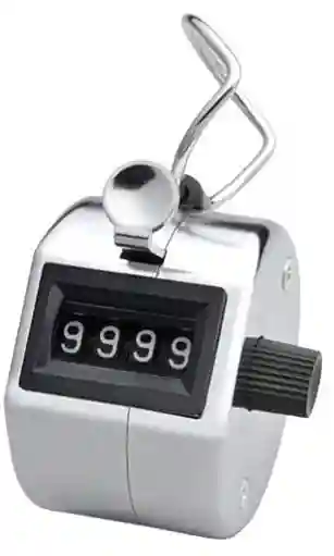  Jay Bhagwati Tools & Machinery Stainless Steel Tally Counter 4 Digits Hand Tally Counter Counts Tally up to 9999 in increment